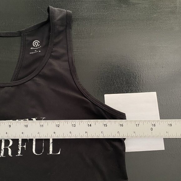 Champion Graphic Tank Top XS Loose Relaxed Fit Athletic Workout Quick Dry - Picture 10 of 11